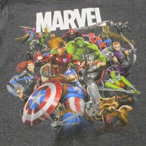 MARVEL BOY’S XL GREY SHORT SLEEVE GRAPHIC TEE-SHIRT - NWOT